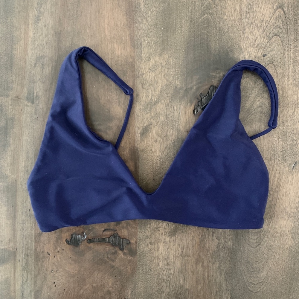 Ark Swimwear Scoop Top Navy Size Medium